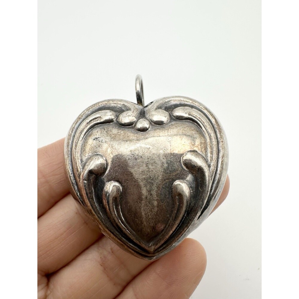 Vintage Love Heart Pendant Valentines Harmony Chime Large
